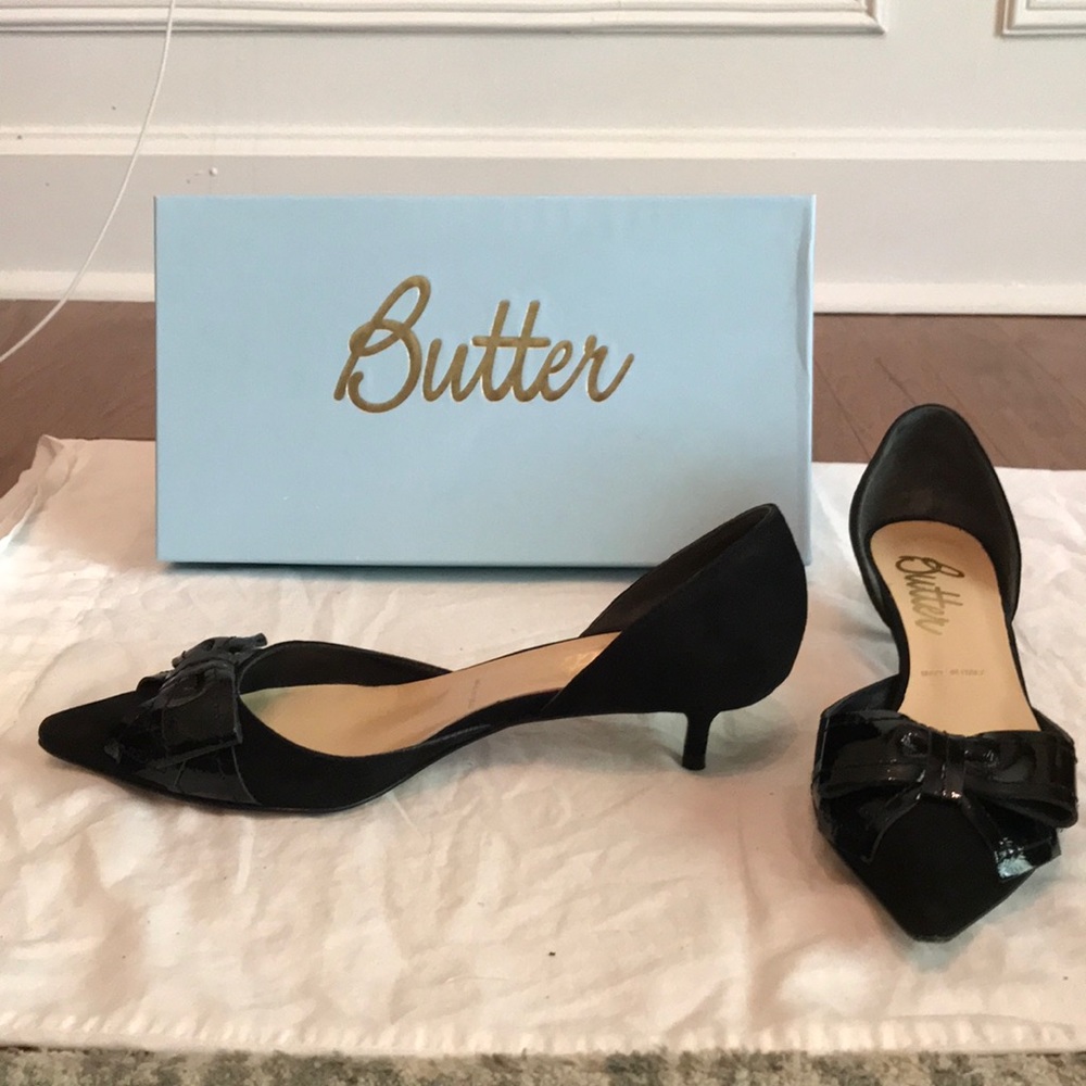 Butter Kitten Heels Shoes 7.5